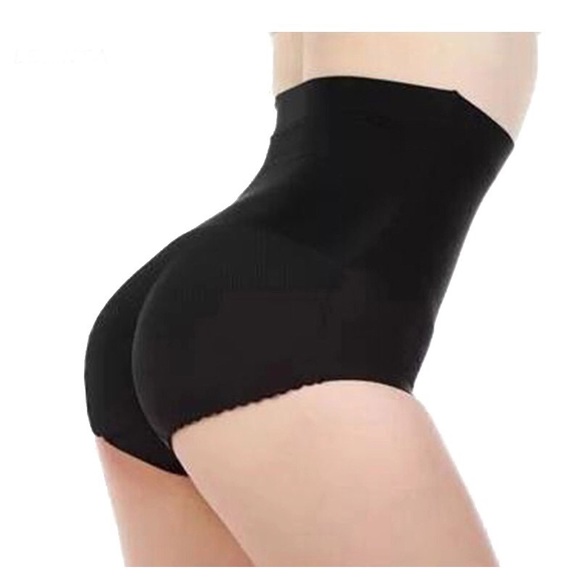 Black/Beige High Waist Padded Panty Shaper - Picture 1 of 3